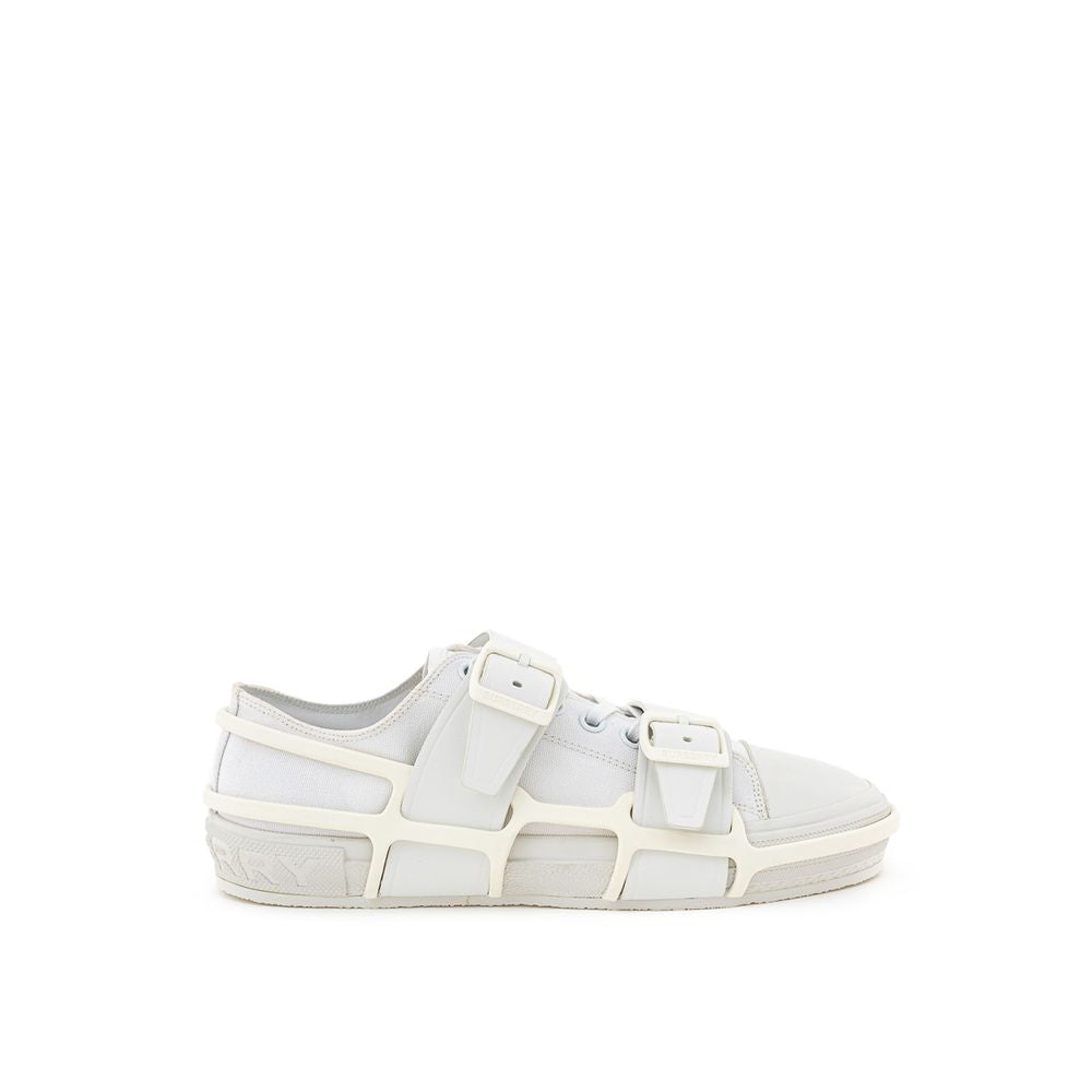 Burberry White Cotton Sneaker - Élégance Sélective