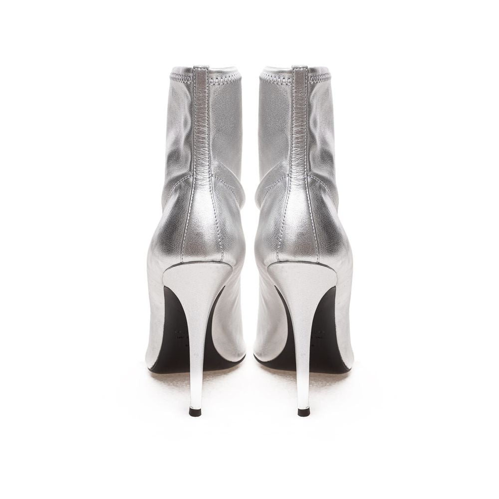 Giuseppe Zanotti Gray Leather Boot - Élégance Sélective