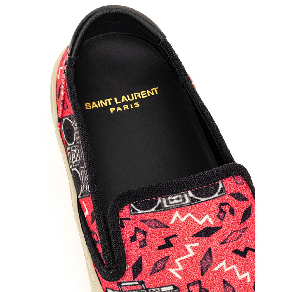 Saint Laurent Pink Cotton Sneaker - Élégance Sélective