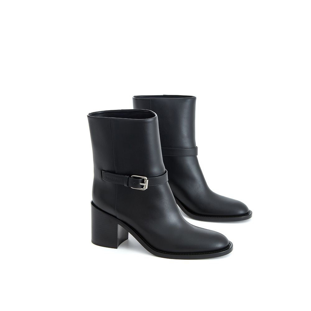 Burberry Black Leather Boot - Élégance Sélective