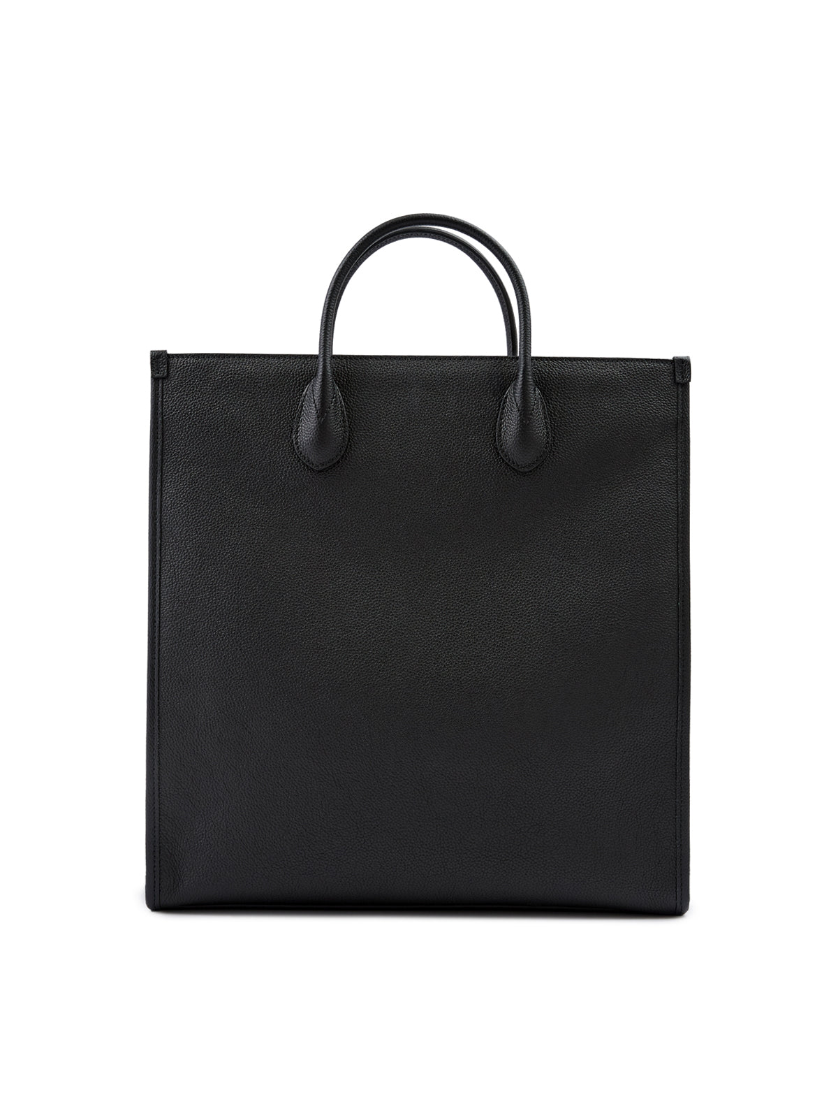 Gucci Black Leather Logo Medium Tote Bag - Élégance Sélective