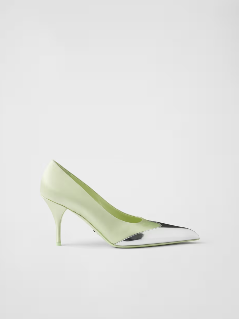 Prada Satin And Metallic Leather Pumps - Élégance Sélective