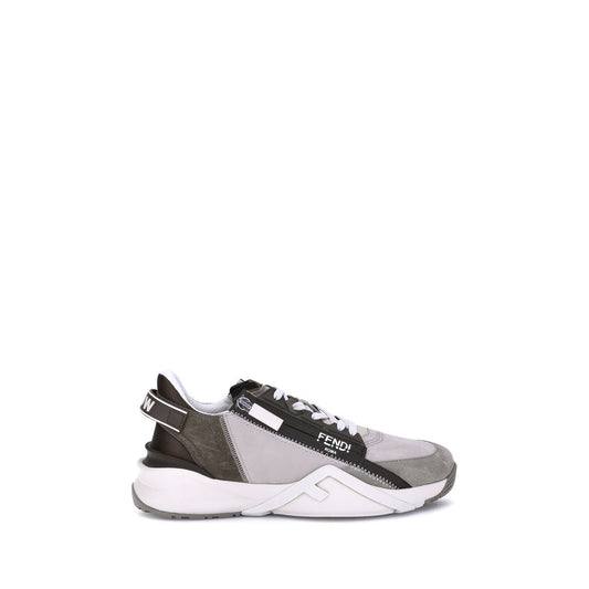 Beige Calf Leather Bos Taurus Low Top Sneakers