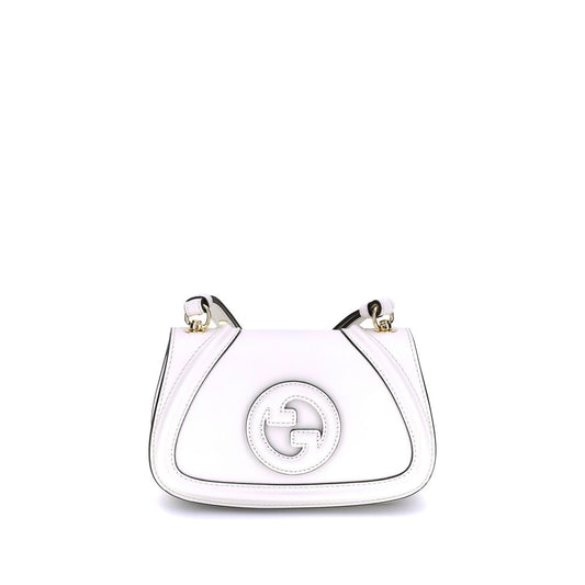 White Calf Leather Bos Taurus Handbag - Élégance Sélective