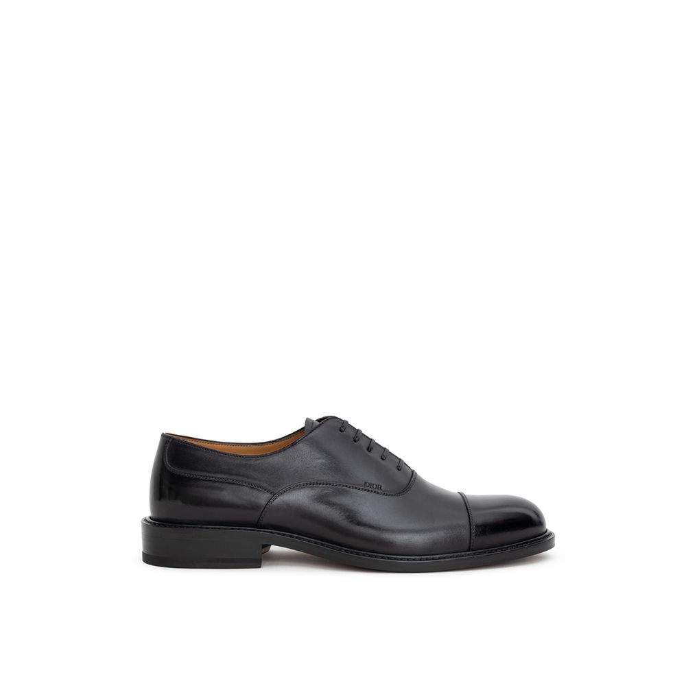 Dior Black Leather Oxfords And Derby - Élégance Sélective