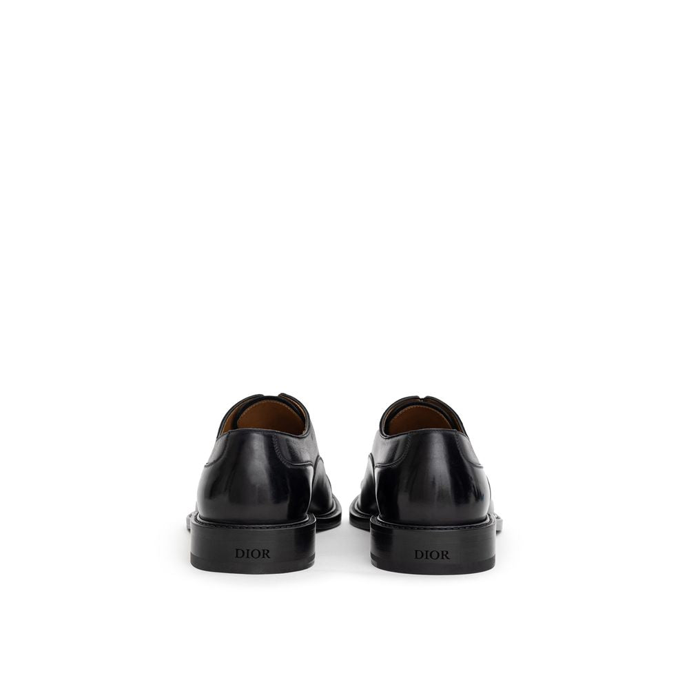 Dior Black Leather Oxfords And Derby - Élégance Sélective