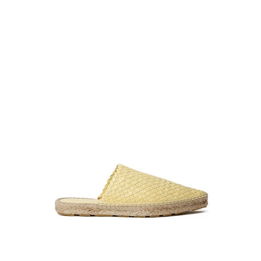 Bottega Veneta Yellow Leather Espadrille - Élégance Sélective