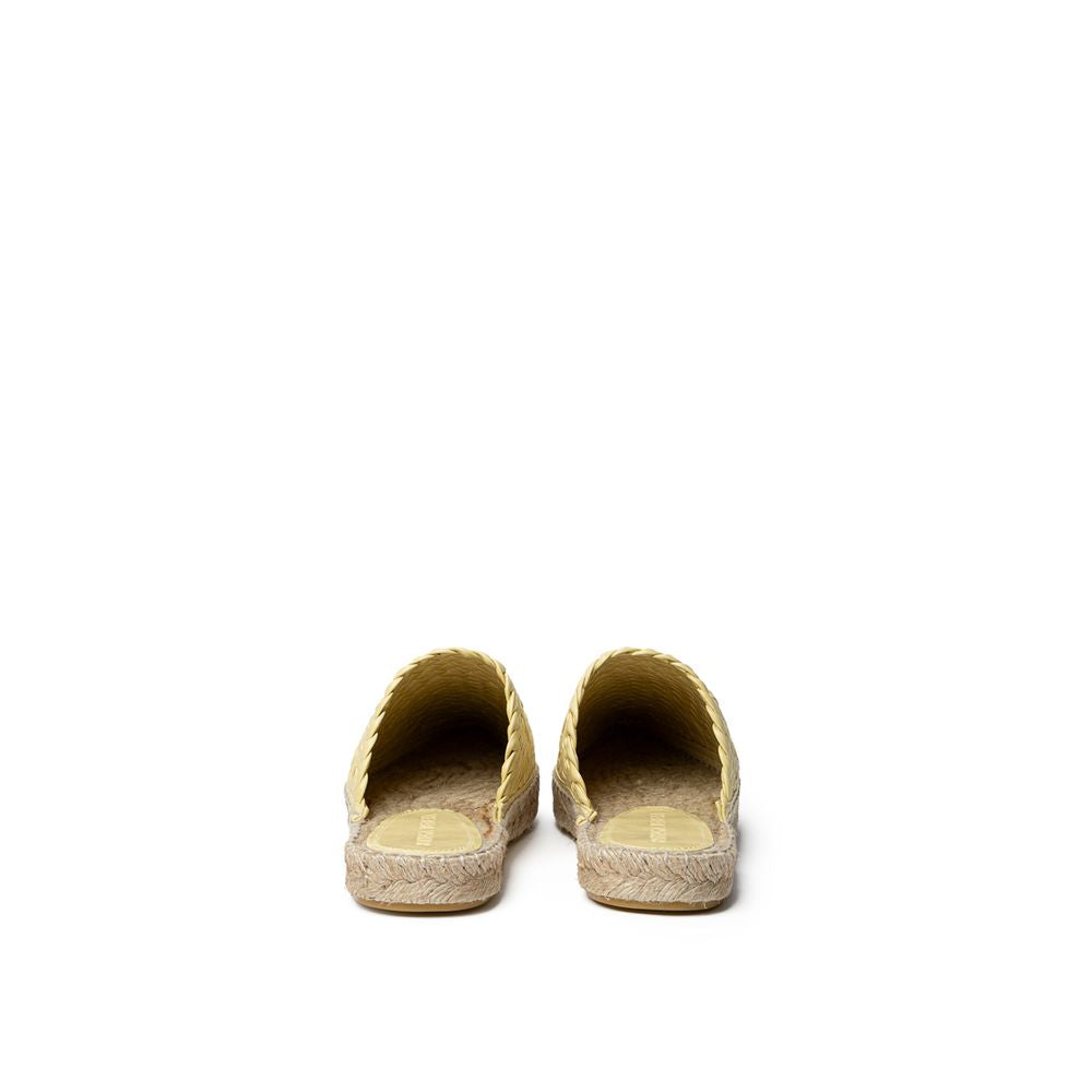 Bottega Veneta Yellow Leather Espadrille - Élégance Sélective