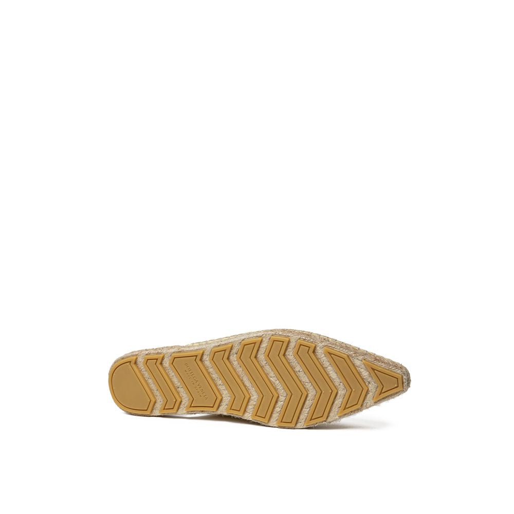 Bottega Veneta Yellow Leather Espadrille - Élégance Sélective