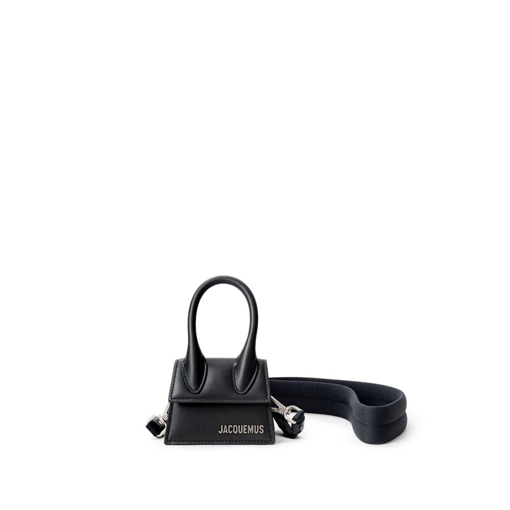 Jacquemus Black Leather Handbag - Élégance Sélective