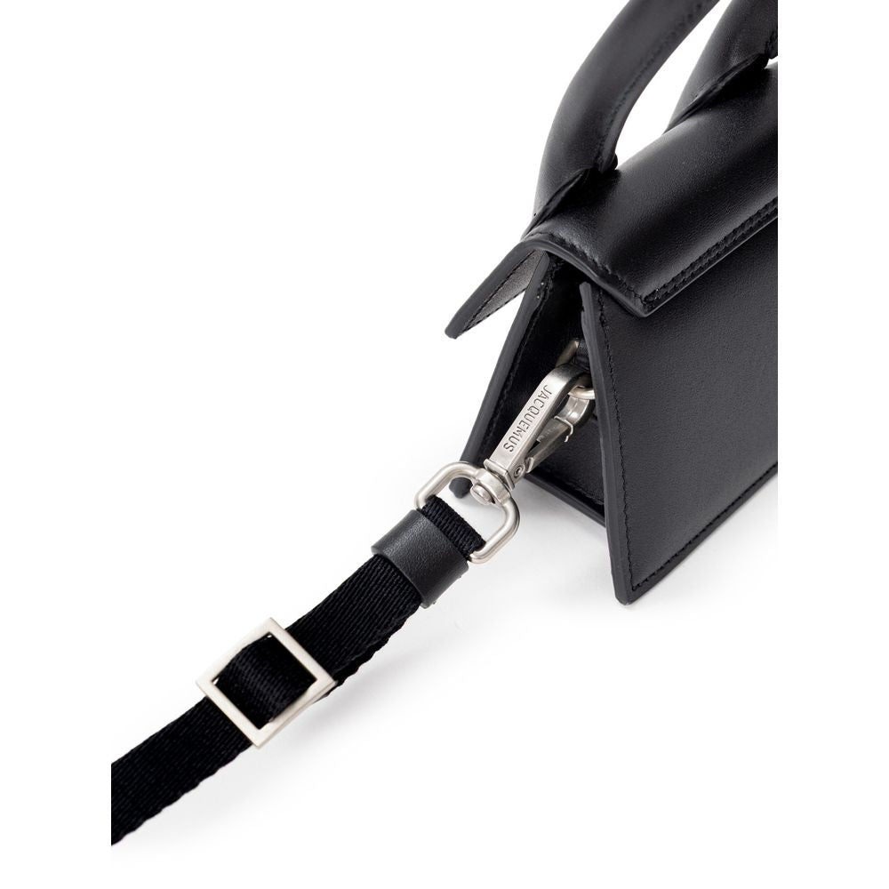 Jacquemus Black Leather Handbag - Élégance Sélective
