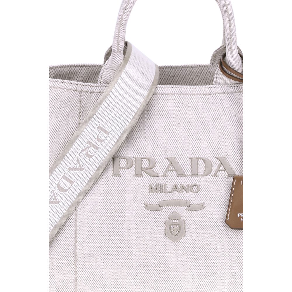 Cream Cotton Shoulder Bag