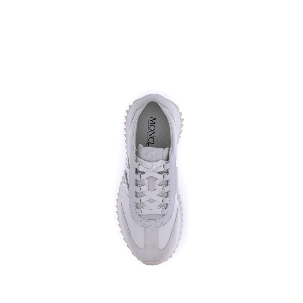 White Polyamide Low Top Sneakers - Élégance Sélective