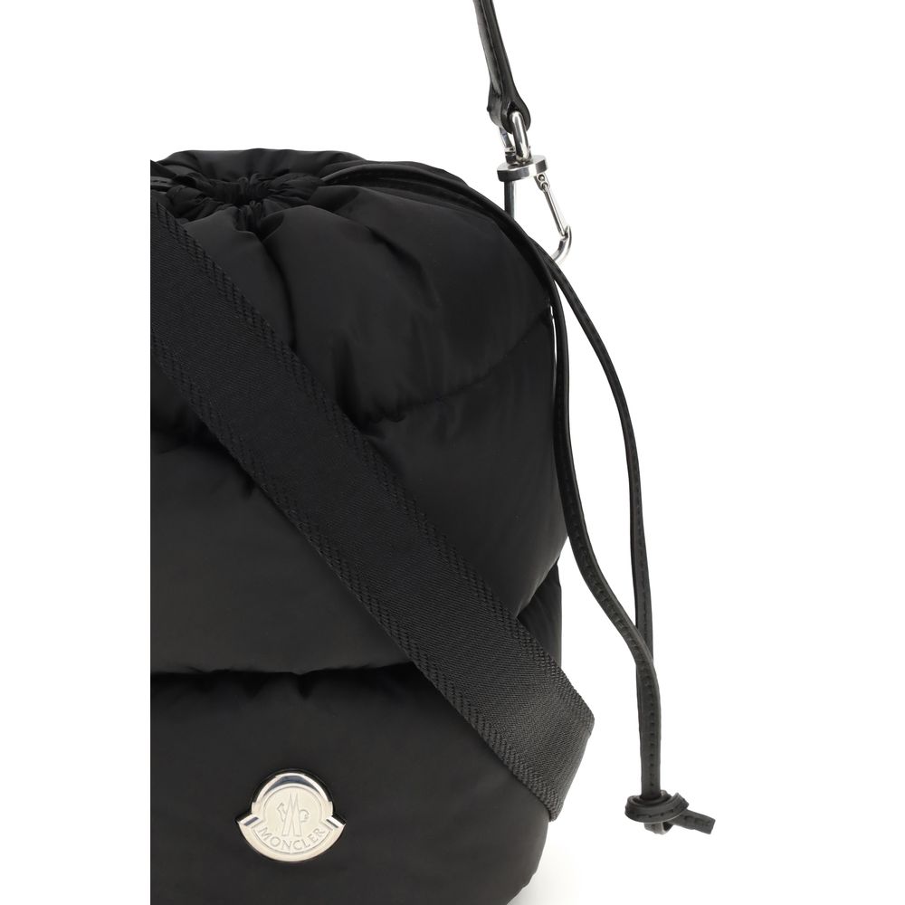 Black Polyester Backet Bag - Élégance Sélective