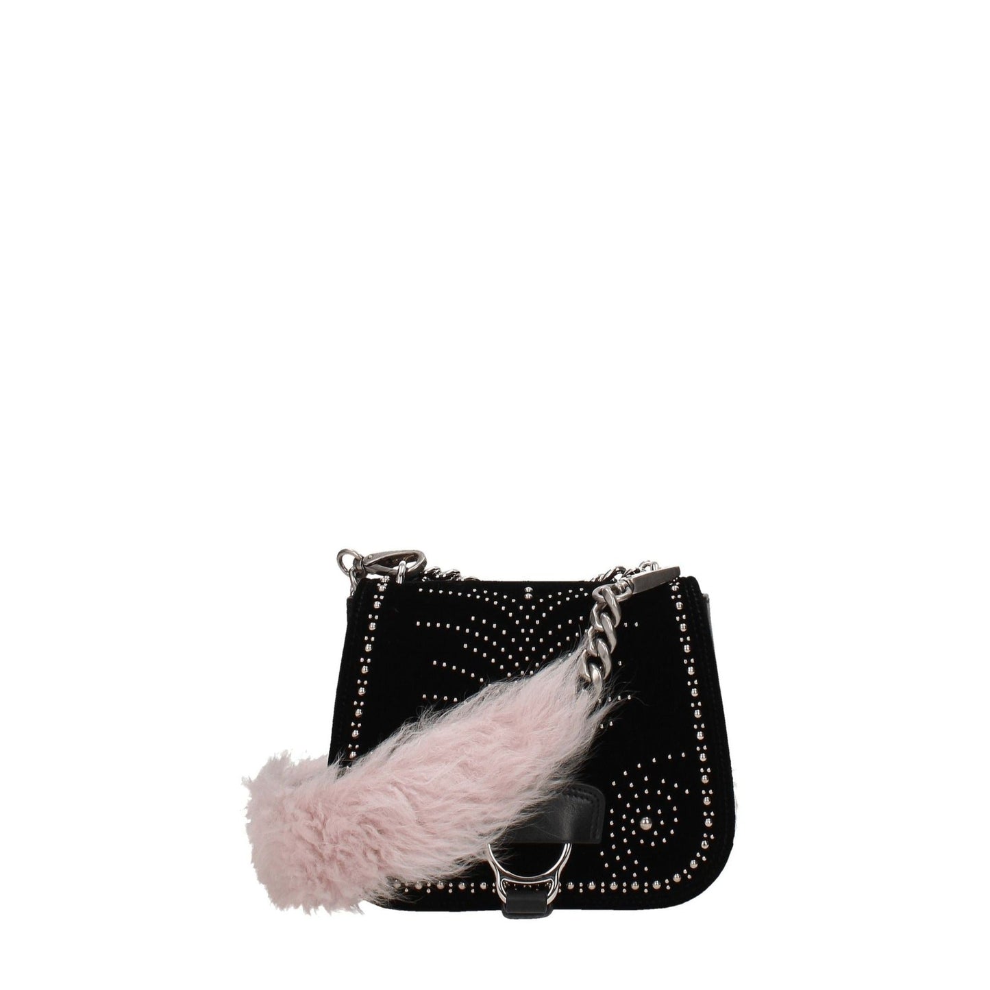 Miu Miu Pink Fur Shoulder Bags - Élégance Sélective