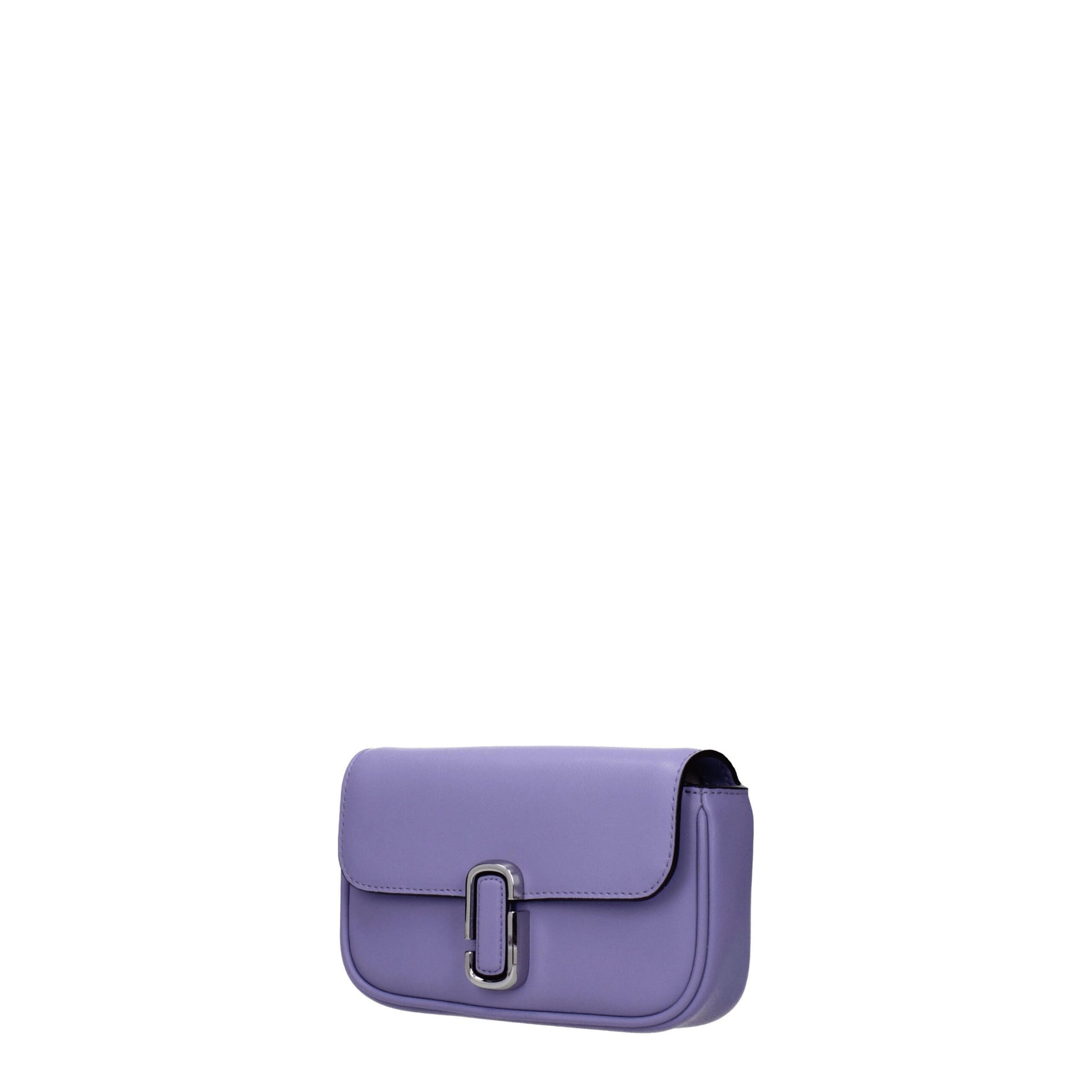 Purple Leather Crossbody Bag - Élégance Sélective