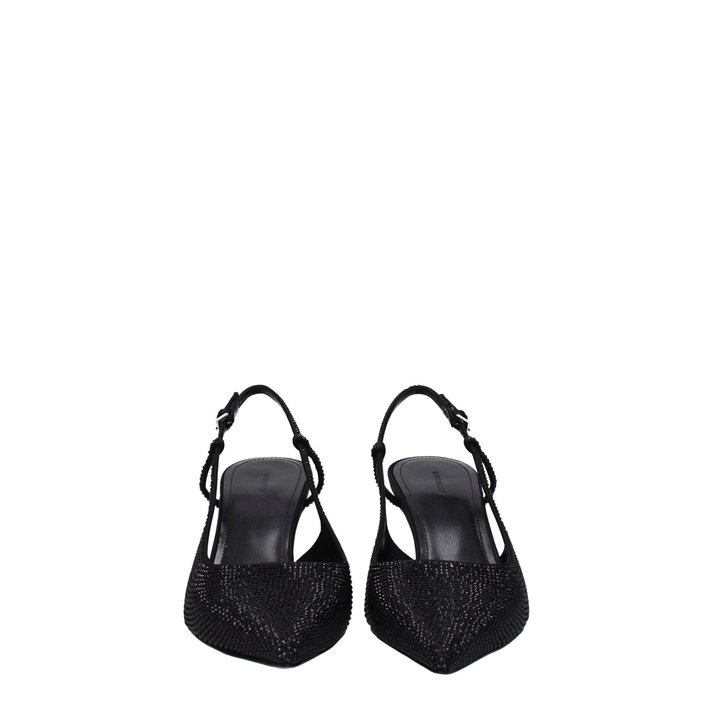 Black Fabric Pumps
