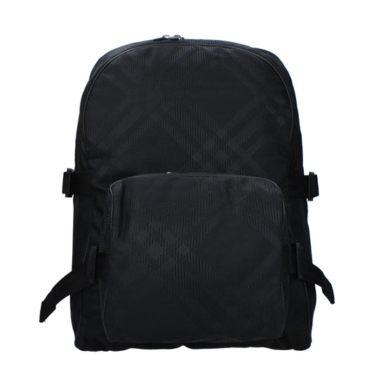 Black Fabric Backpack - Élégance Sélective