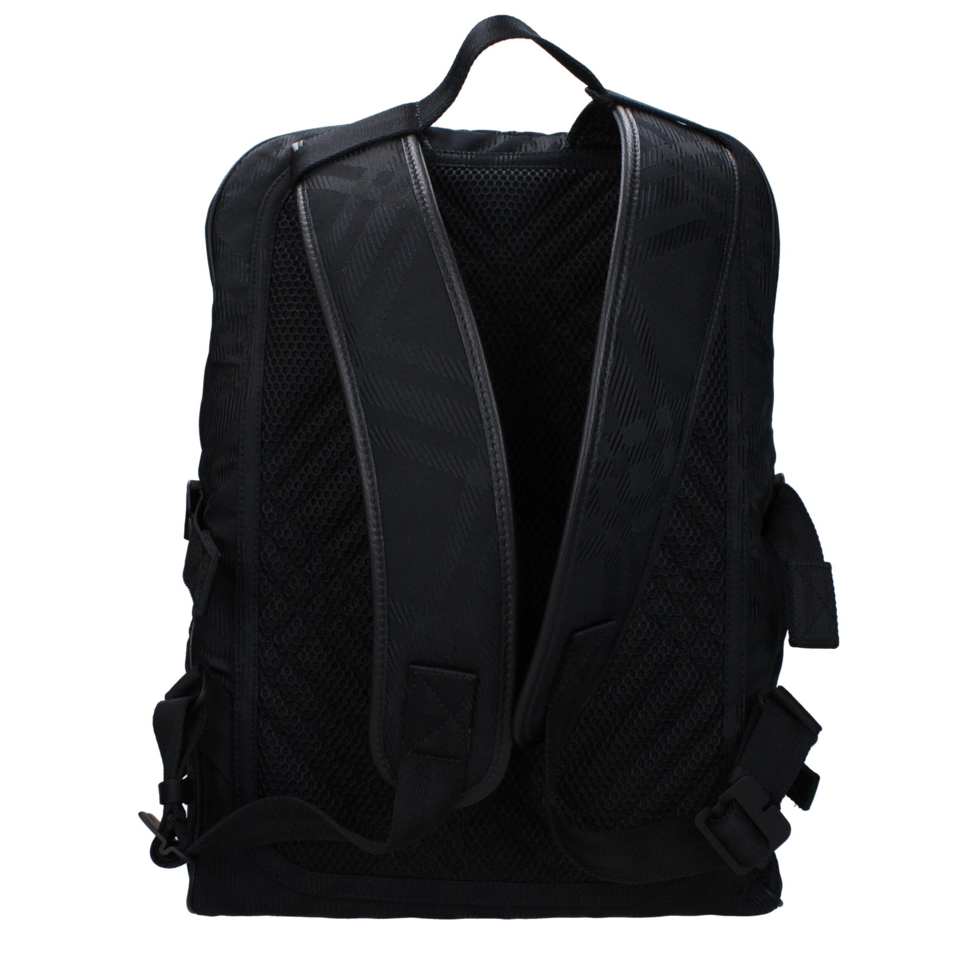 Black Fabric Backpack - Élégance Sélective