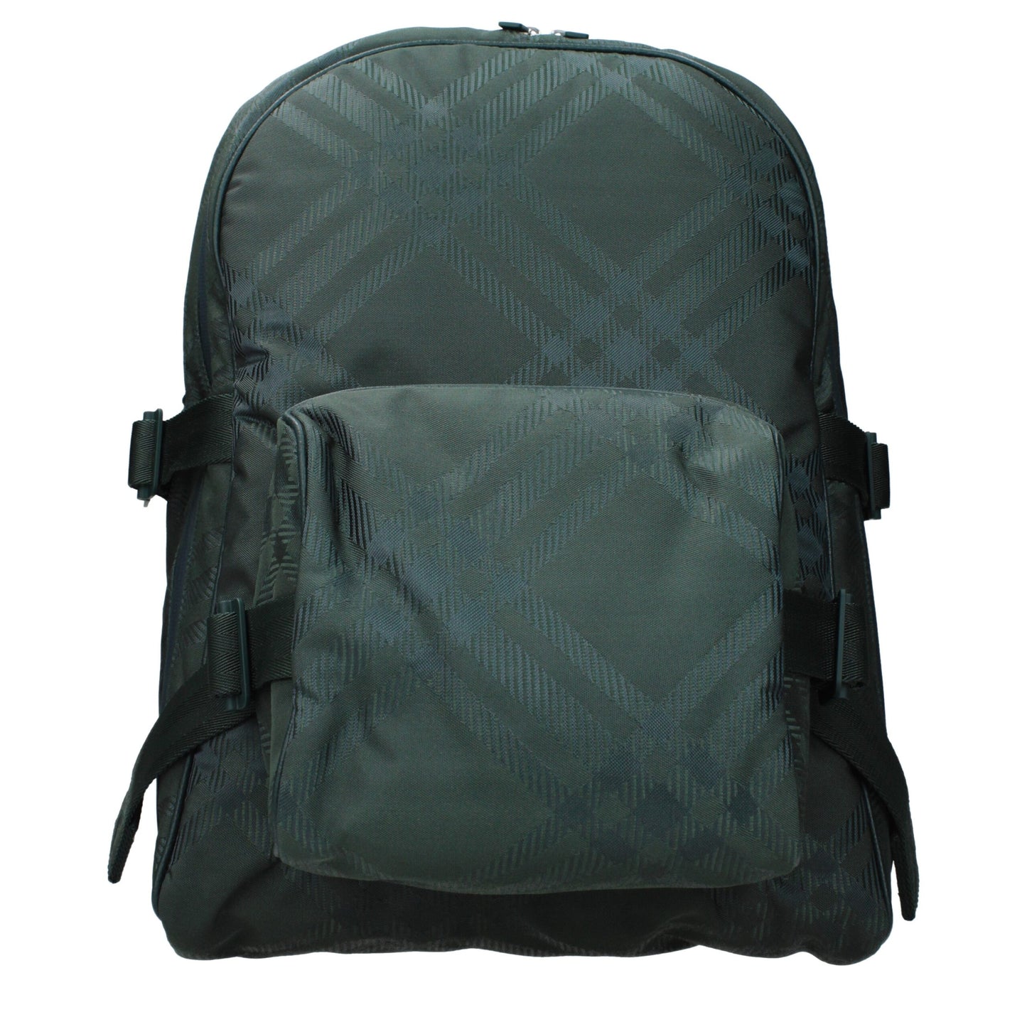 Green Fabric Backpack - Élégance Sélective