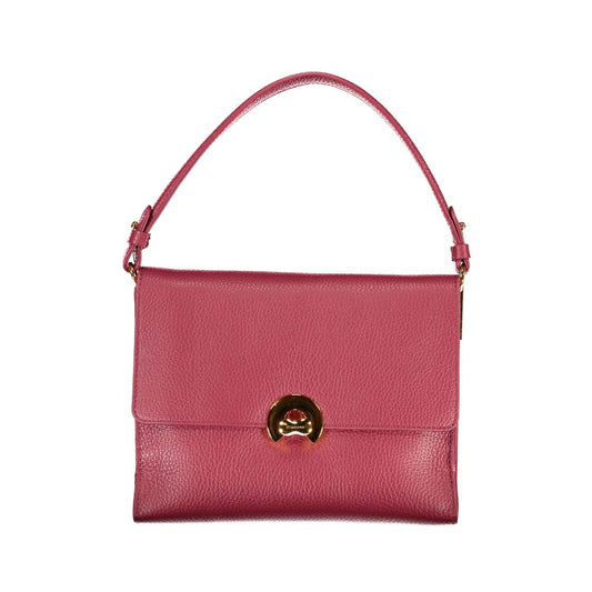Coccinelle Red Leather Handbag - Élégance Sélective