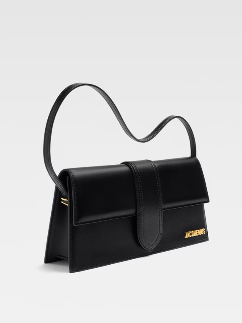 Black  leather Le Bambino Long bag