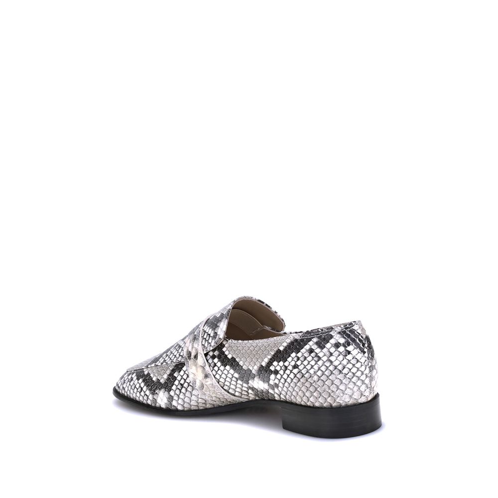 Multicolor Goatskin Slip-On Loafers - Élégance Sélective