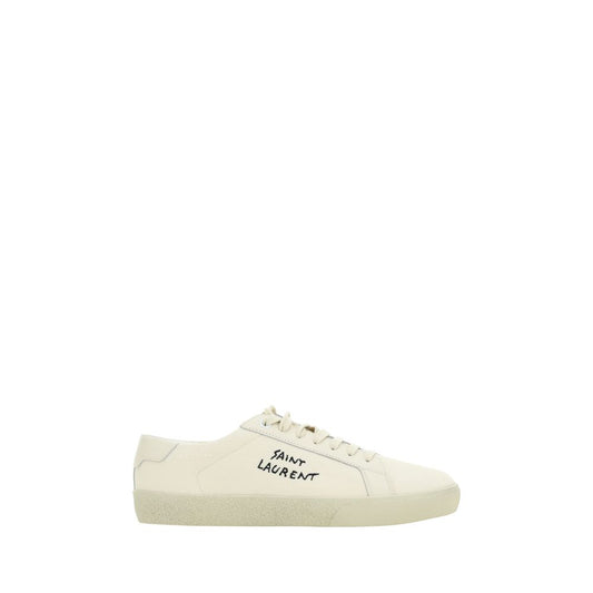 White Rubber Low Top Sneakers - Élégance Sélective