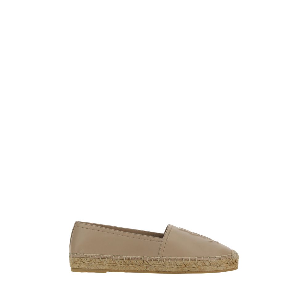 Saint Laurent Brown Lamb Ovis Aries Aries Espadrilles - Élégance Sélective