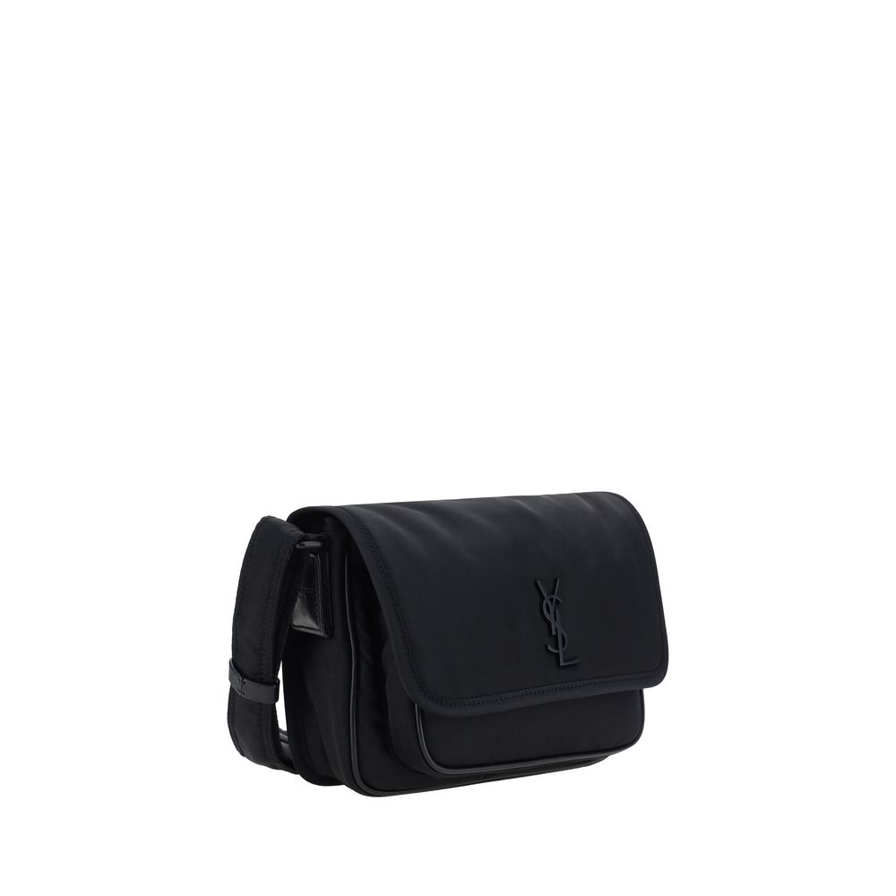 Black Polyamide Shoulder Bag - Élégance Sélective
