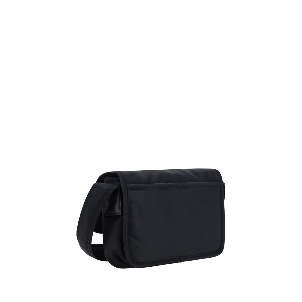 Black Polyamide Shoulder Bag - Élégance Sélective