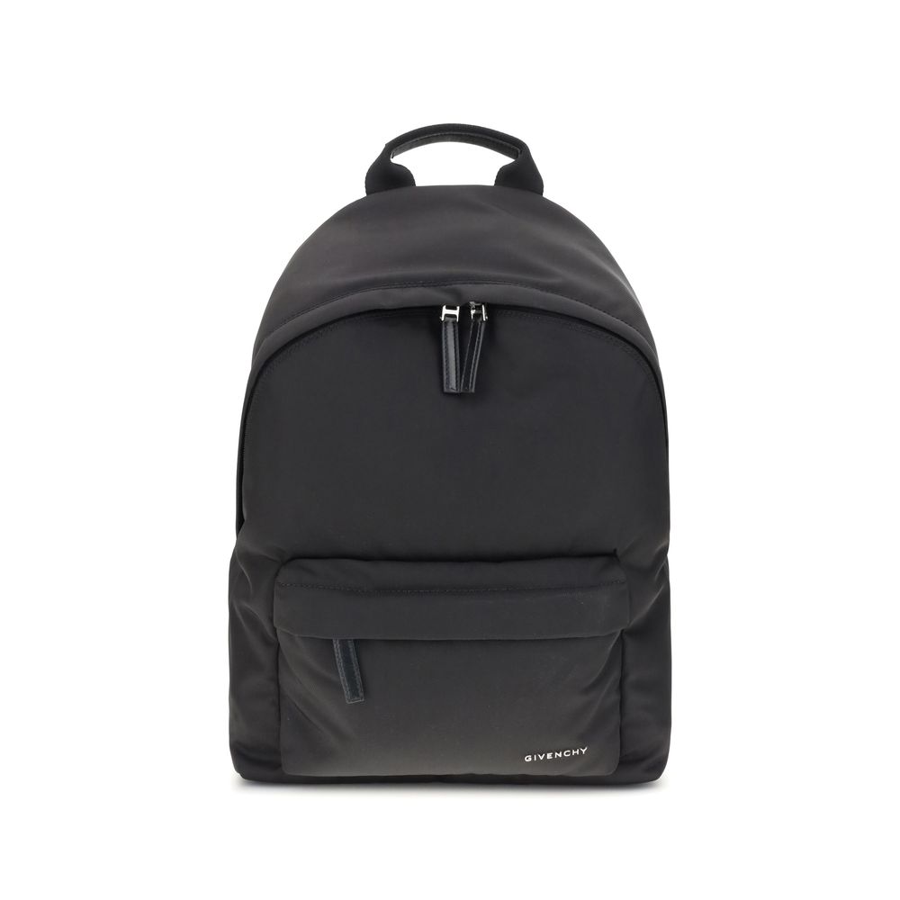 Black Polyamide Backpack - Élégance Sélective