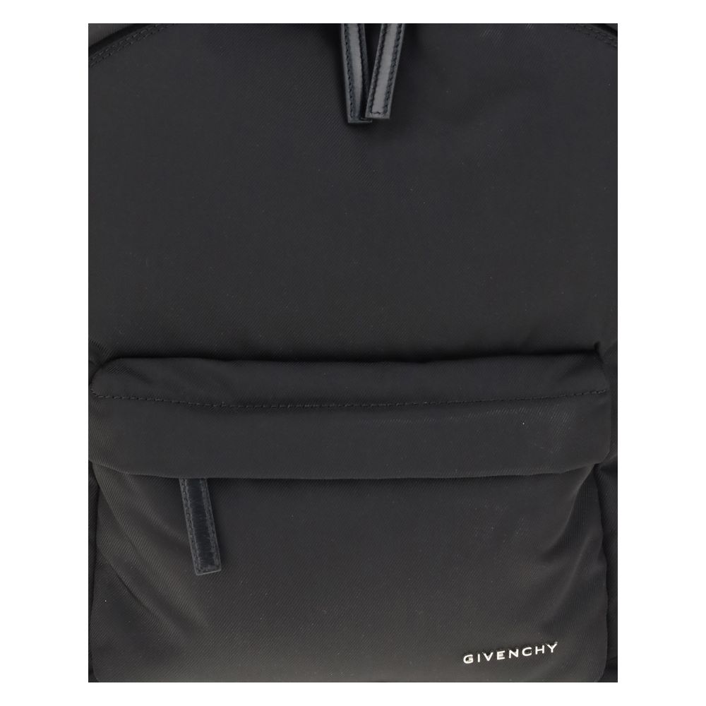 Black Polyamide Backpack - Élégance Sélective