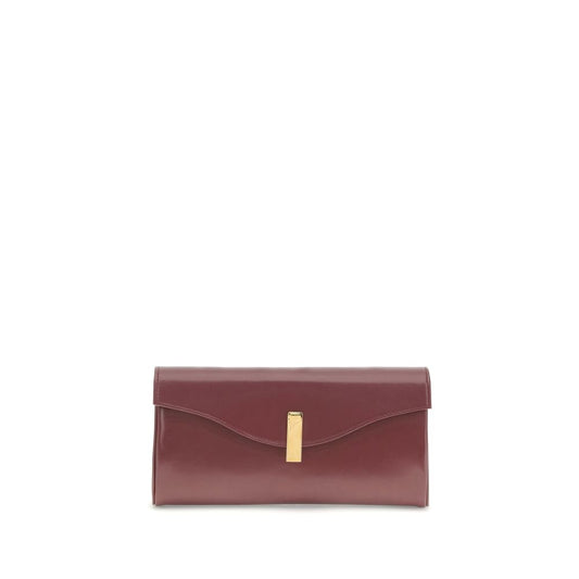 Brown Leather Clutch Bag
