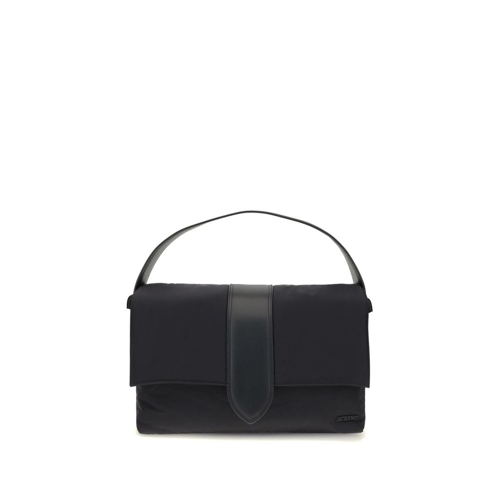 Black Nylon Shoulder Bag - Élégance Sélective