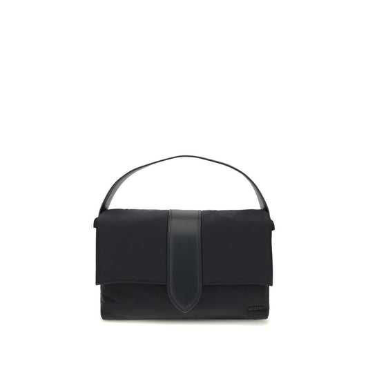 Black Nylon Shoulder Bag - Élégance Sélective