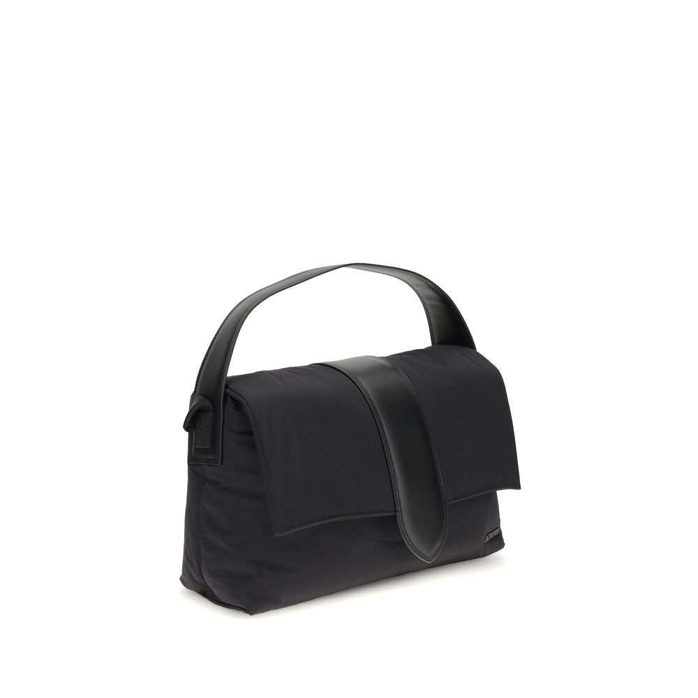 Black Nylon Shoulder Bag - Élégance Sélective