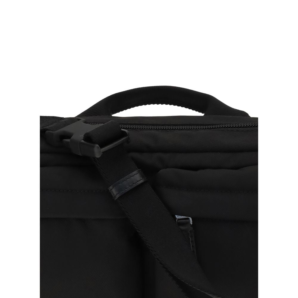 Black Polyamide Shoulder Bag - Élégance Sélective