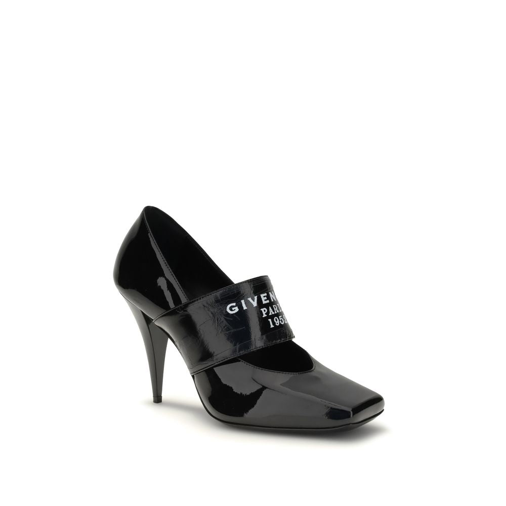 Black Calf Leather Bos Taurus High Heel Pumps - Élégance Sélective