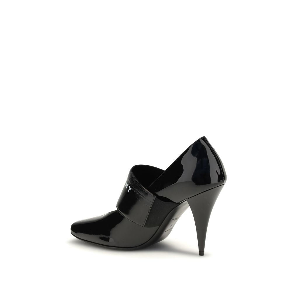 Black Calf Leather Bos Taurus High Heel Pumps - Élégance Sélective