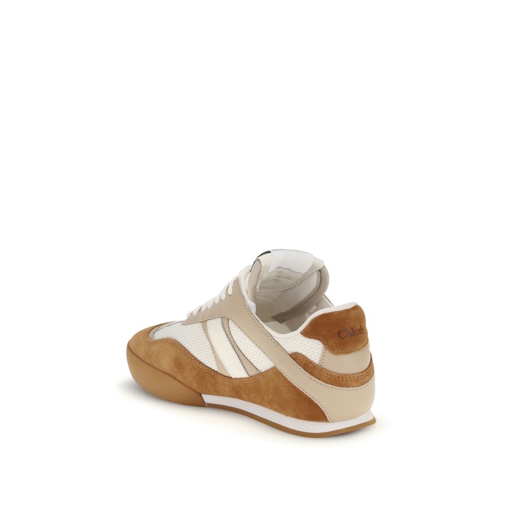 Brown Calf Leather Bos Taurus Athletic Sneakers - Élégance Sélective
