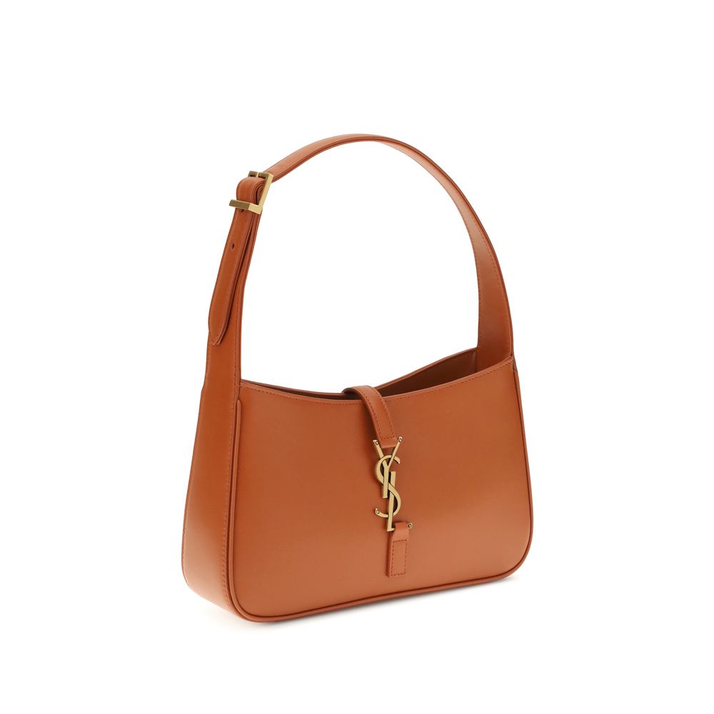 Orange Calf Leather Bos Taurus Handbag - Élégance Sélective