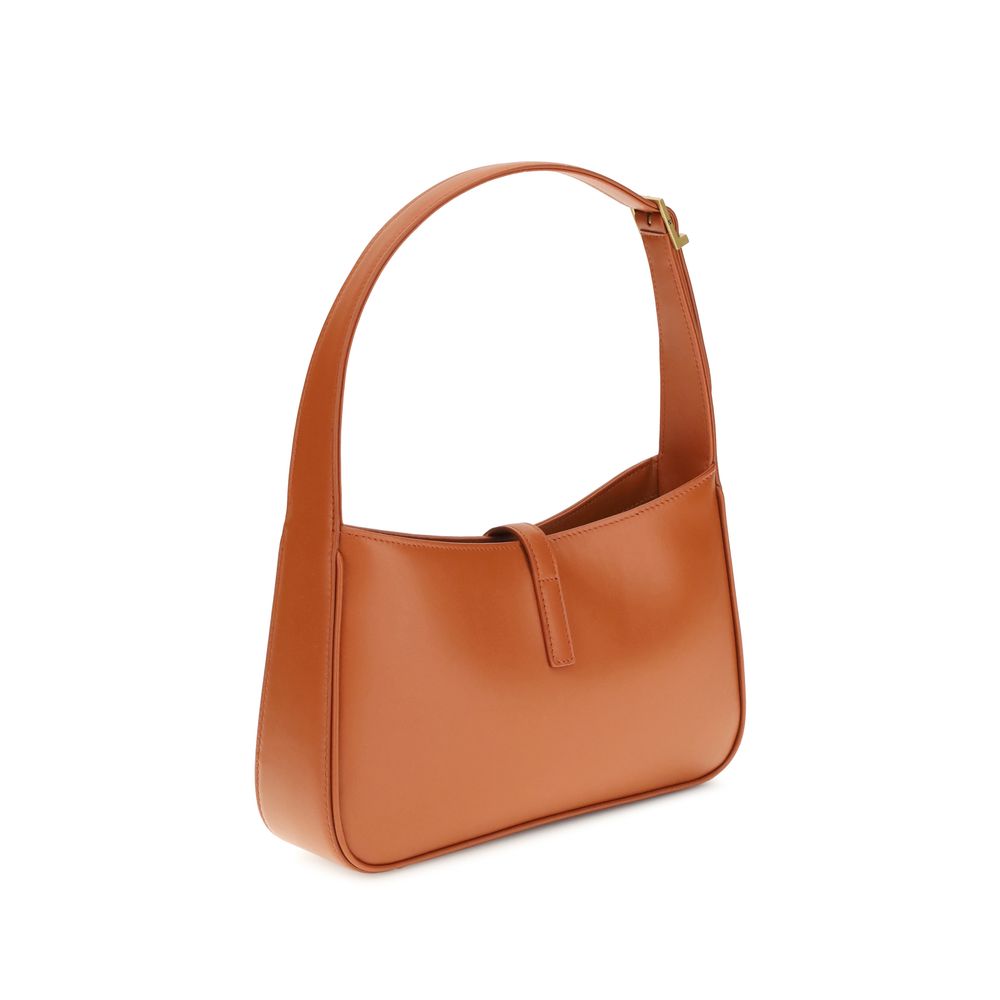 Orange Calf Leather Bos Taurus Handbag - Élégance Sélective