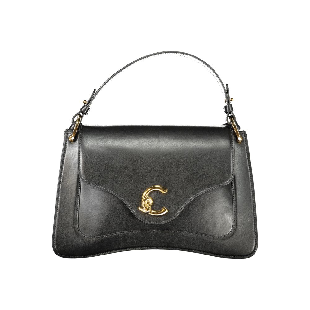 Black Leather Women Handbag - Élégance Sélective