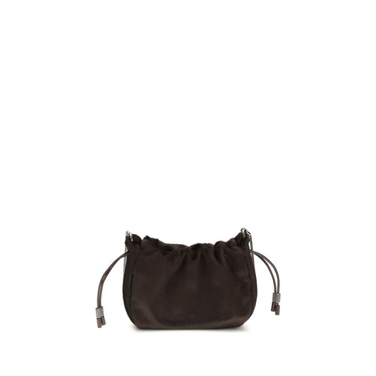 Brown Fur Shoulder Bag