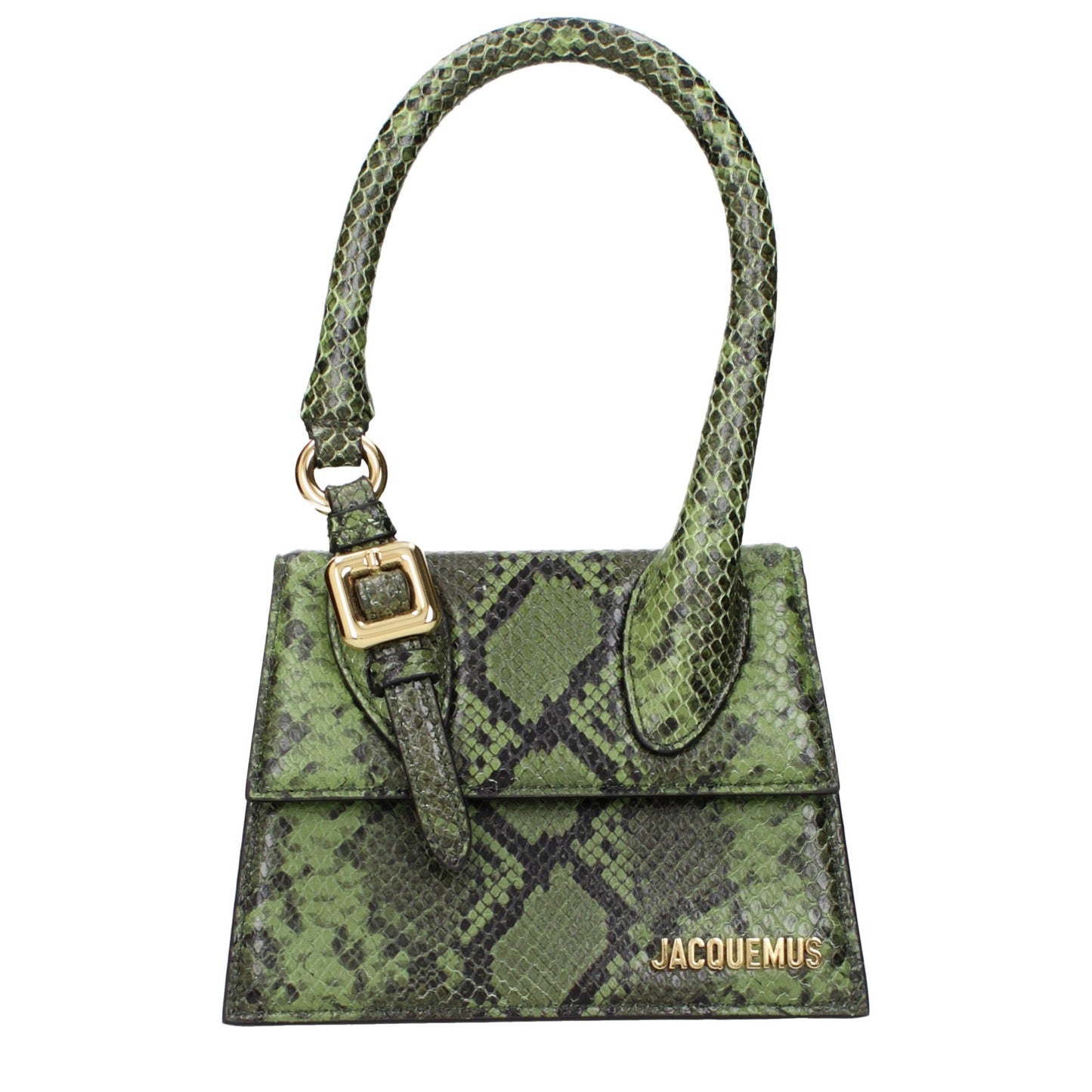 Green Leather Handbag - Élégance Sélective