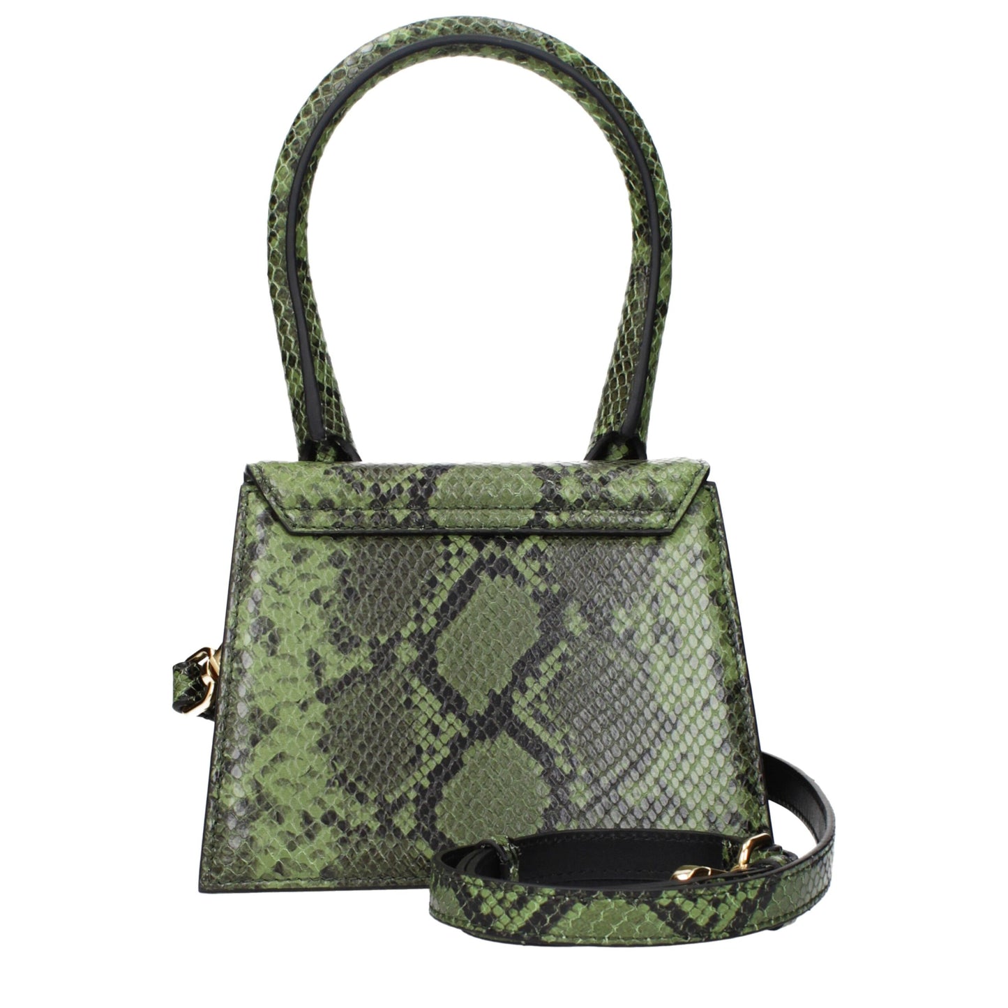 Green Leather Handbag - Élégance Sélective