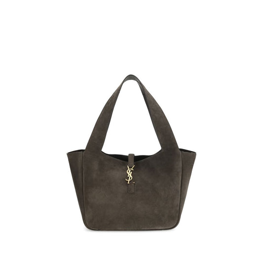 Brown Calf Leather Bos Taurus Shoulder Bag - Élégance Sélective