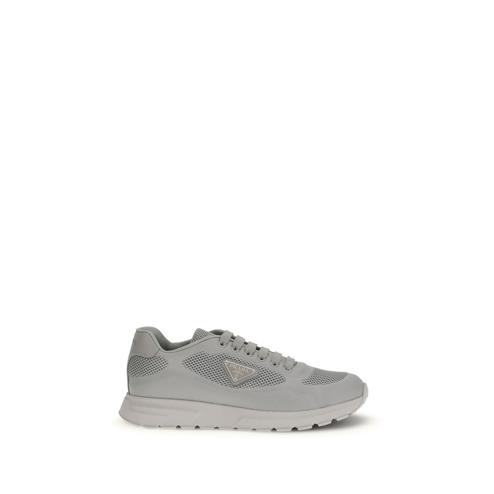 Gray Rubber Athletic Sneakers