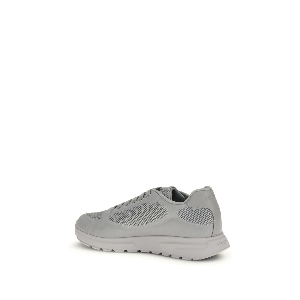 Gray Rubber Athletic Sneakers
